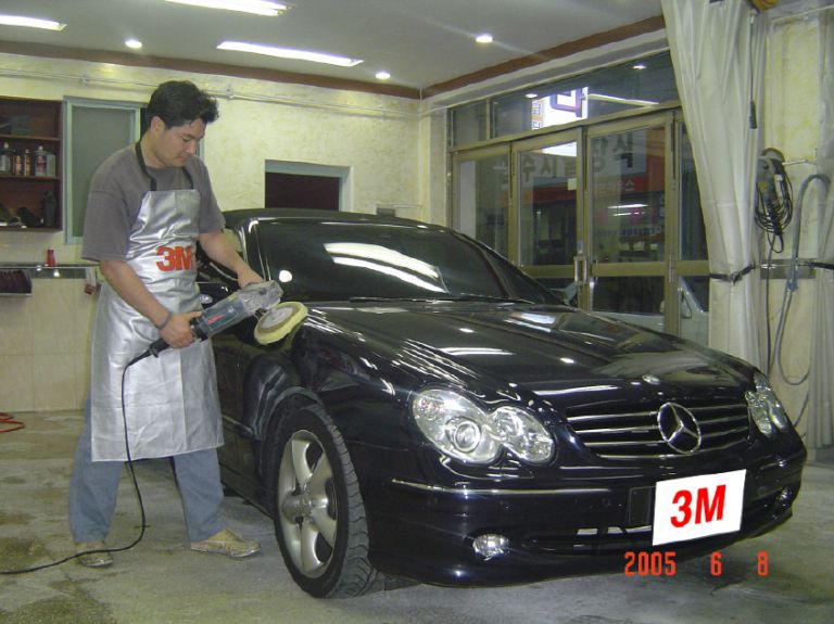 벤츠CLK320광택작업
