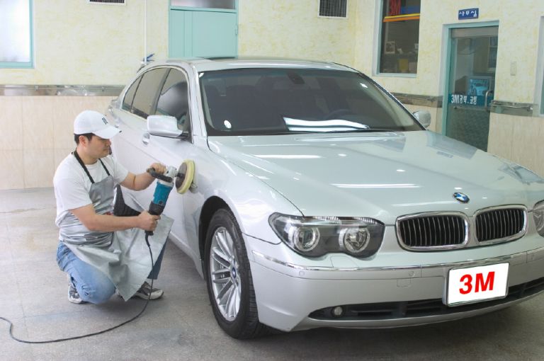 BMW745광택작업